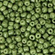 Seed beads 8/0 (3mm) Calliste green